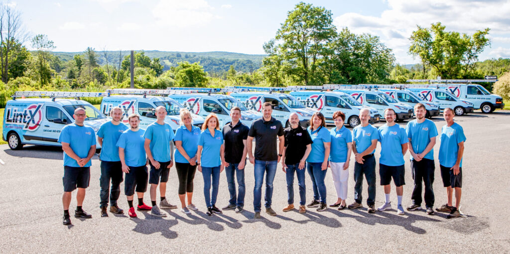 Lint-X Dryer Vent Cleaning Team Portrait