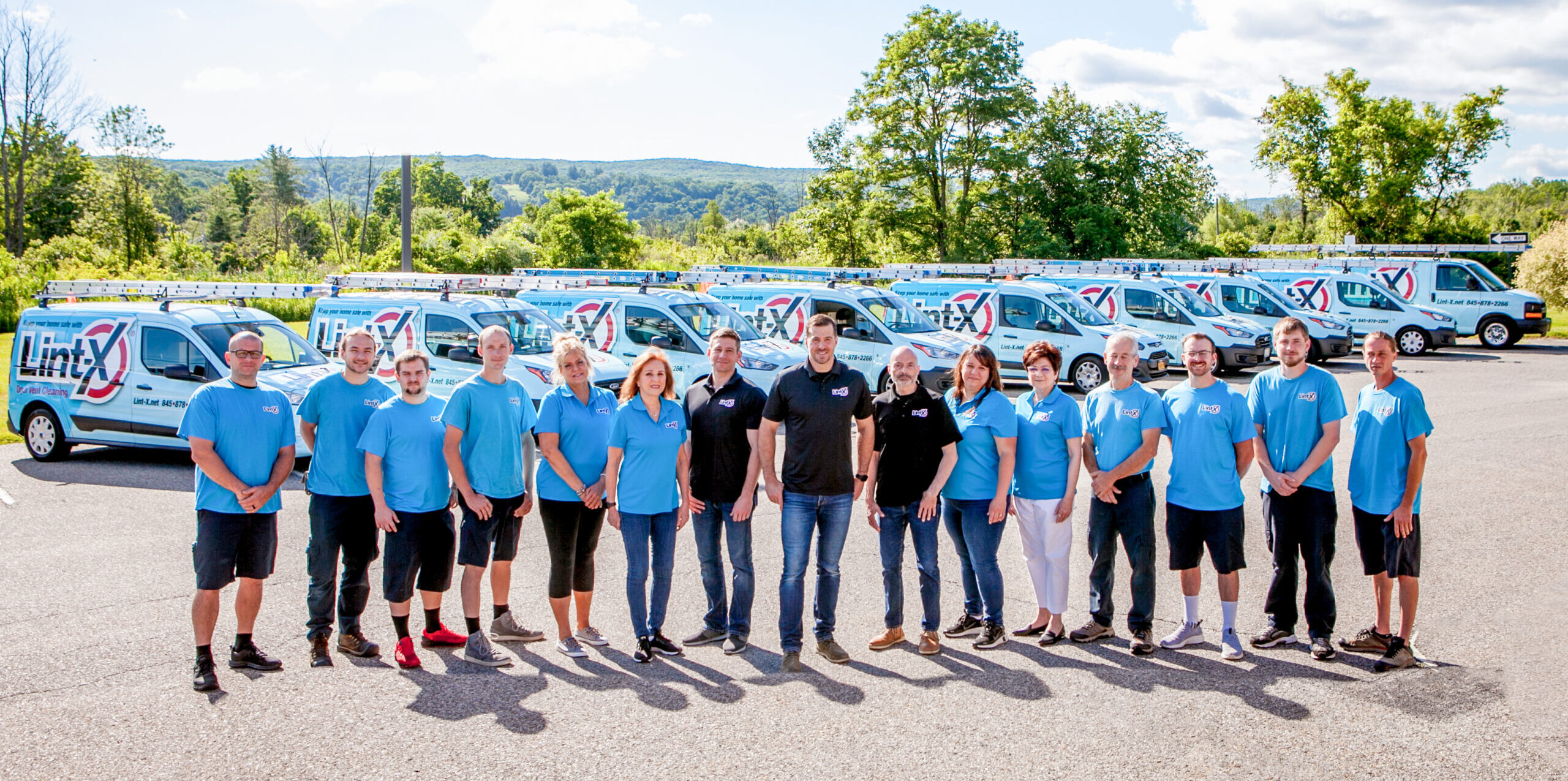 Lint-X Dryer Vent Cleaning Team Portrait