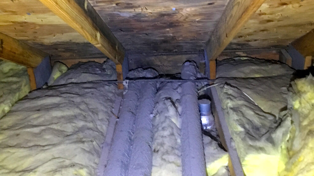 Dryer Vent Blowing into Attic